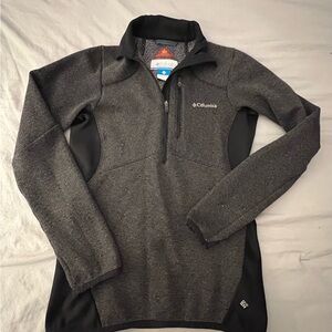 Columbia Black Quarter-Zip Pullover